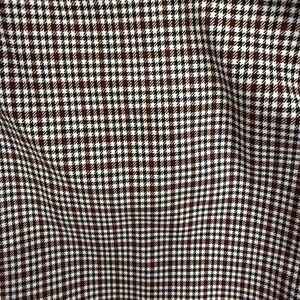 Ann Taylor Brown and White Houndstooth ankle length pant